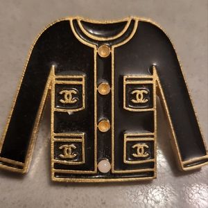 Authentic Chanel Sweater Pin.